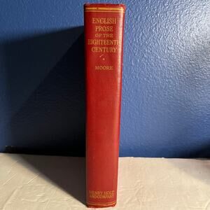 English Prose of the Eighteenth‎ Century - 1934 Vintage Book